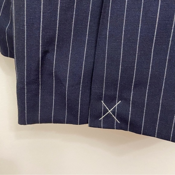 BROOKS brothers 346 blazer Regent fit size 43R wool linen lightweight blue ecru - Picture 10 of 16